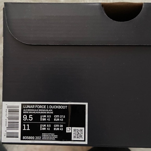Nike Lunar Force 1 Duckboot - New in Box - Size 9.5 - *Deadstock* - Picture 6 of 7